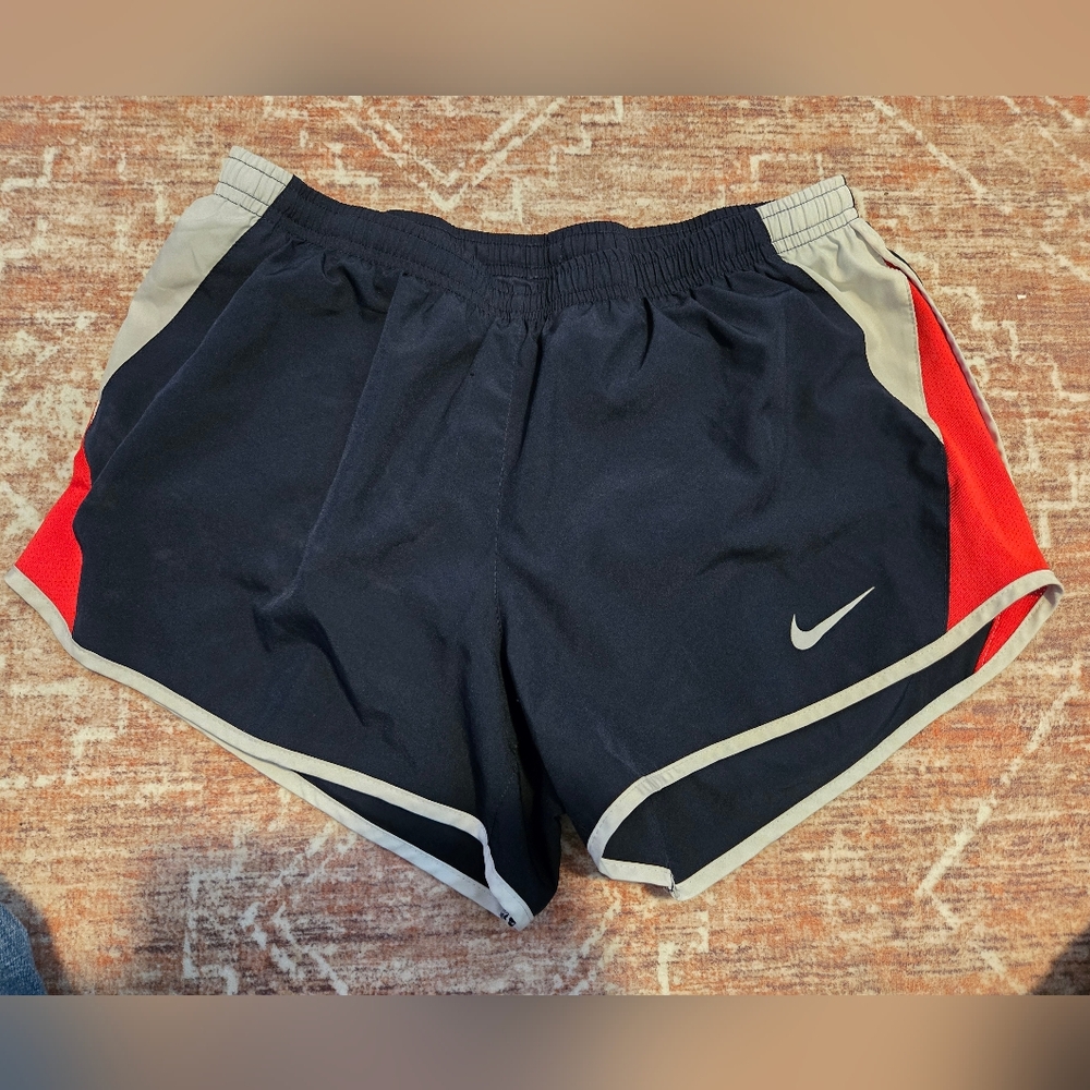 Nike Black and Red Athletic Shorts